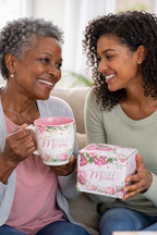 Mug White Floral I Love That You're My Mom