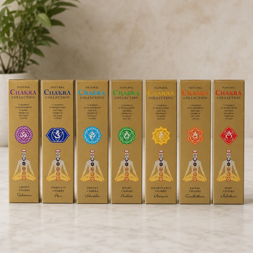 Natural 7 Chakra Incense Collection – Complete 7 Box Set