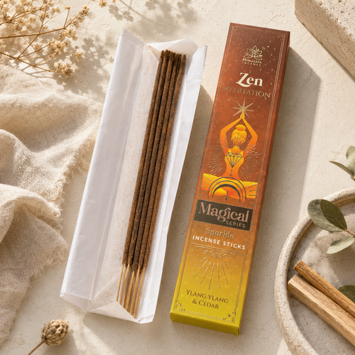 Zen Meditation Incense Sticks – Ylang Ylang + Cedar | 1 Box