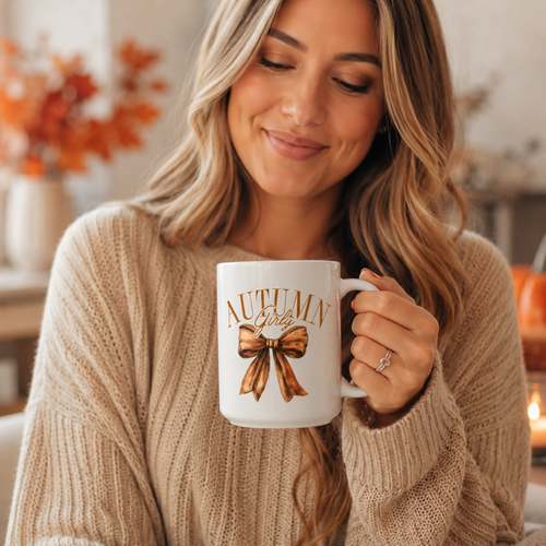 "Autumn Girly" 15oz Ceramic Mug