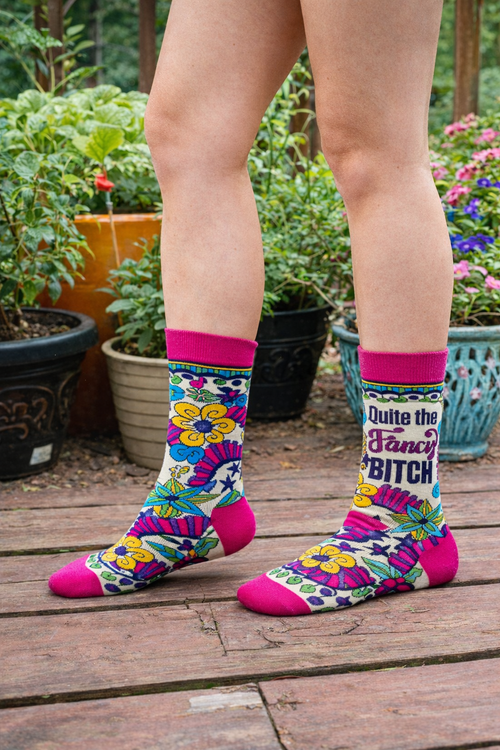 Quite the Fancy B*tch Crew Socks (Women’s 5–10)