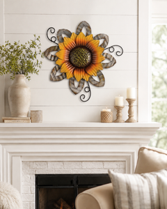 Sunflower Metal Wall Decor