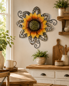 Sunflower Metal Wall Decor