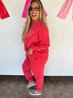 Heart Breaker Eyelet Sleeve Pullover (Blakeley)