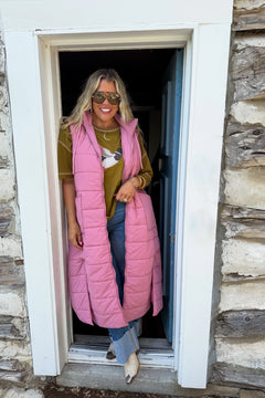 Wild Oak Long Puffer Vest