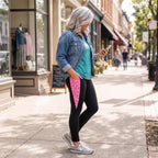 Breast Cancer Awareness Panel Leggings