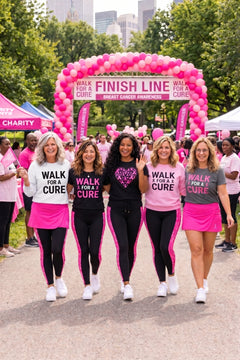 Breast Cancer Awareness Panel Leggings