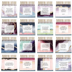 Positive Affirmations Daily Desk Easel – 365 Days of Empowering Thoughts