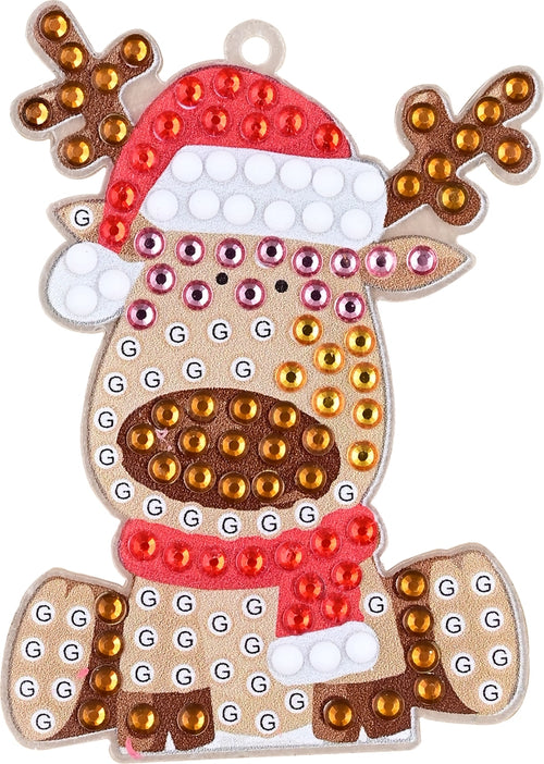 Big Gem Painting Christmas Ornaments Kit β 12 DIY Holiday Ornaments