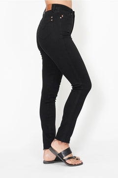 All Day Control – Judy Blue Black Skinny Jeans