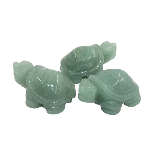 Green Aventurine Crystal Turtle – Gemstone Decor
