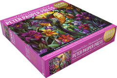 Stained Glass Hummingbird 1000-Piece Jigsaw Puzzle (reflective foil)