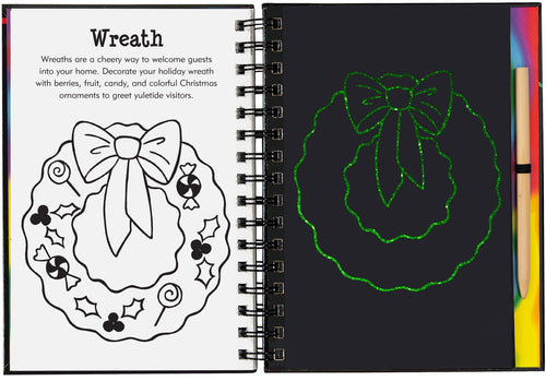 Merry Christmas Scratch & Sketch β Trace-Along Activity Book