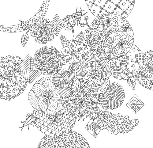 Zen Garden: Artist’s Sanctuary Coloring Book