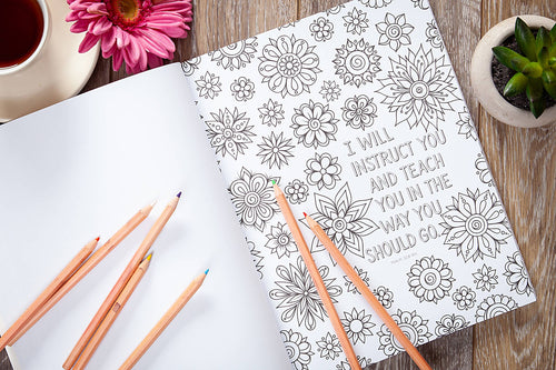 God's Words for You: A Scripture Coloring Book for Stress Relief & Spiritual Peace