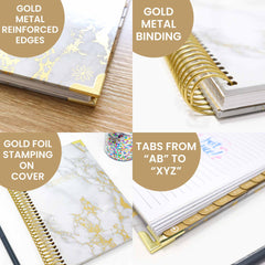 Contact Books - 5" x 8" size