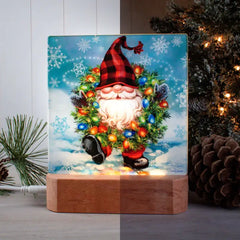 Gnome For the Holidays LED nightlight comparison view