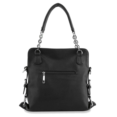 Boho Rhinestone Pattern Shoulder Handbag
