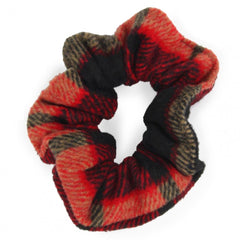 Ladies plaid hair scrunchie
