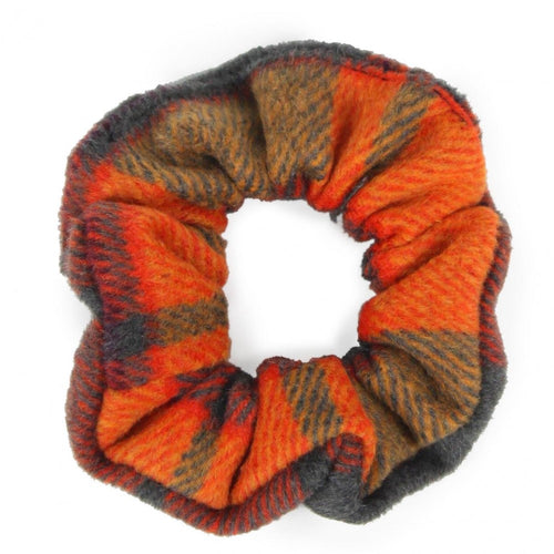Ladies plaid hair scrunchie