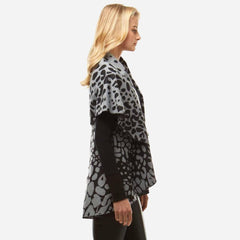 Leopard Print Round Vest