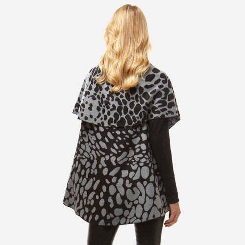 Leopard Print Round Vest