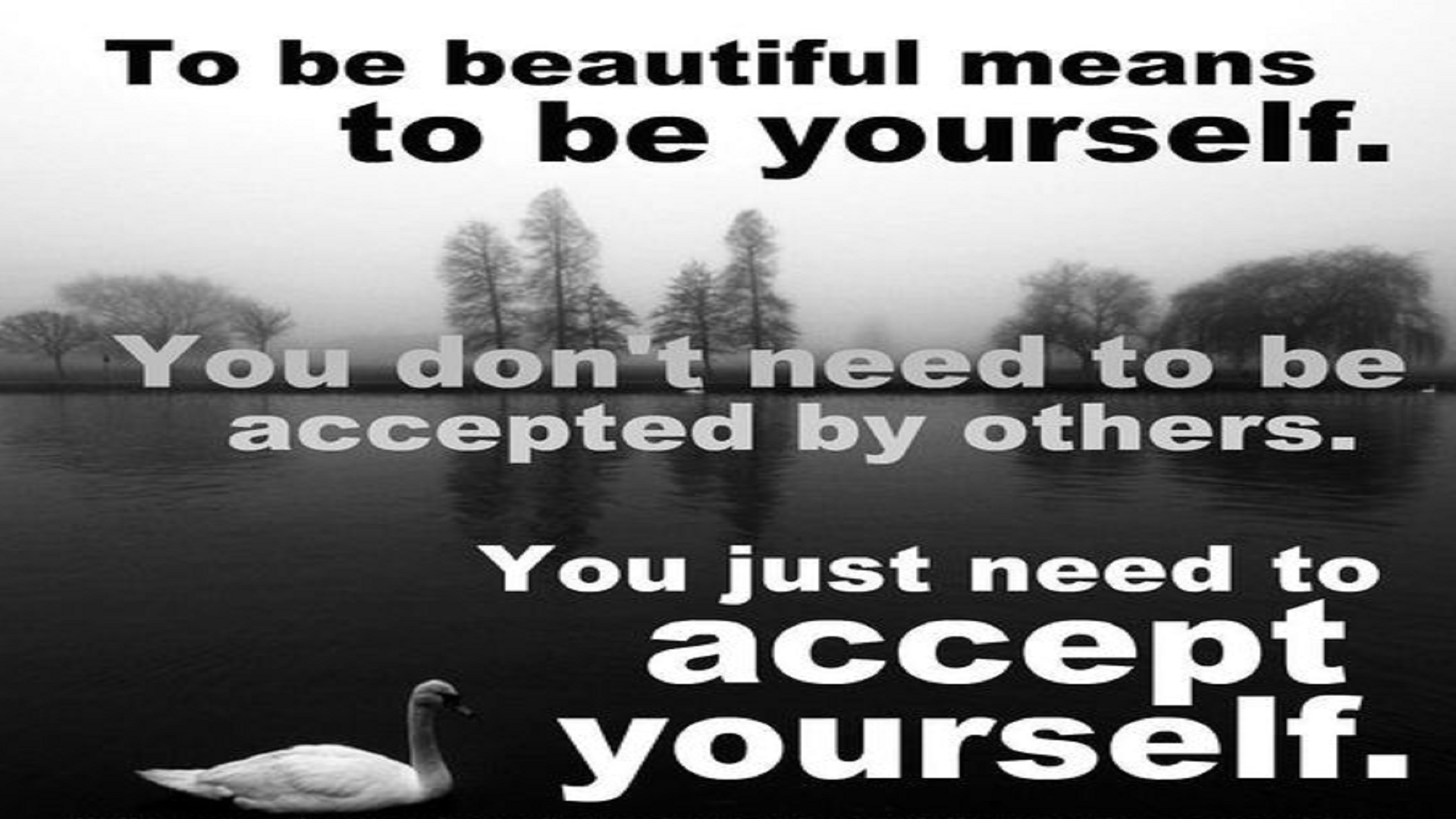 To be beautiful means to be yourself. You don't need to be accepted by others. Women lifting women blog