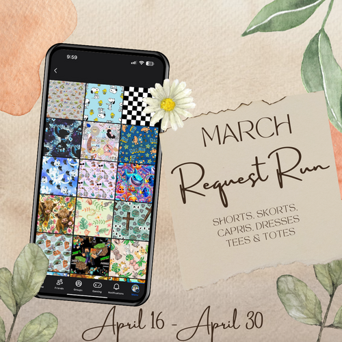 March Request Run - Closes 4/30