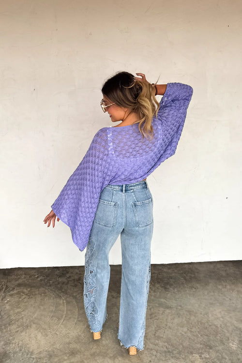 PREORDER – Spring Free Spirit Bell Sleeve Knit Top