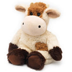 Cow Warmies 13-inch microwavable plush toy with lavender scent.