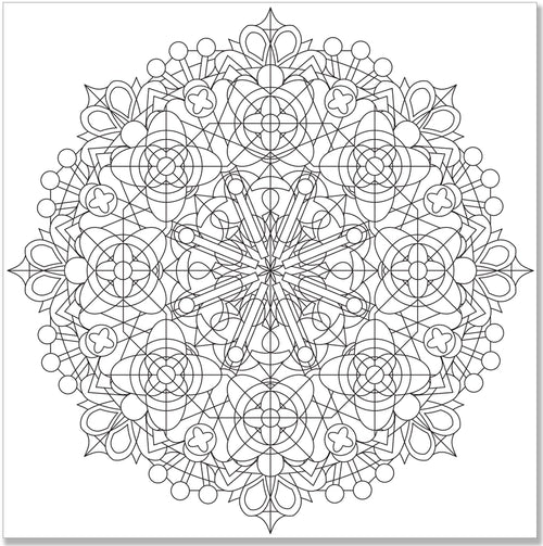 Kaleidoscope Designs: Artist’s Sanctuary Coloring Book