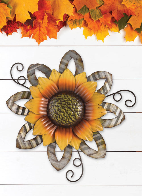 Sunflower Metal Wall Decor