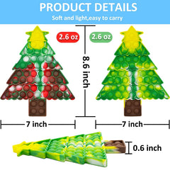 🎄 Holiday Tree Pop It Fidget Kids Toys