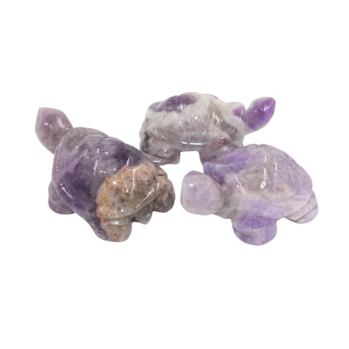 Amethyst Crystal Turtle – Gemstone Decor