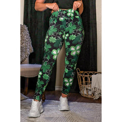 Lucky Charm Shamrock Leggings by Julia Rose