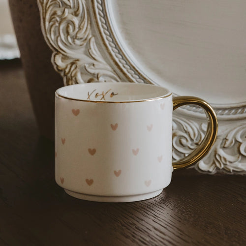 Hearts Coffee Mug – Valentine’s Day Gift | 14oz