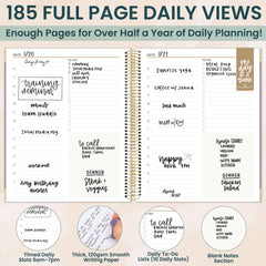 Undated 6 Month Daily To-Do Planner