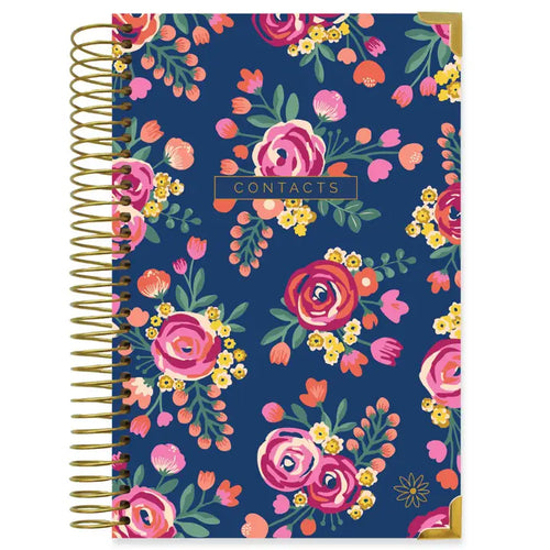 Hard Cover Contact Book – 6" x 8.25"