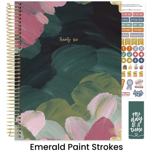 2026 Hard Cover Bloom Daily Planner – 8.5" x 11"