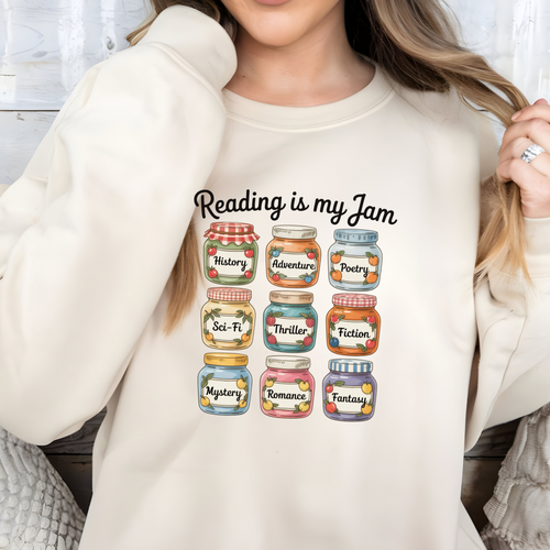 Reading is My Jam Sweatshirt