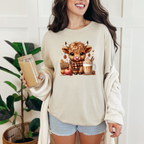 Highland Cow Cocoa Graphic Tee