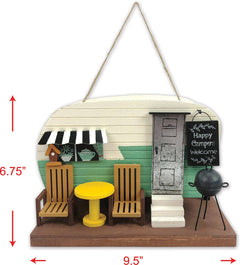 Retro Camper Decorative Birdhouse