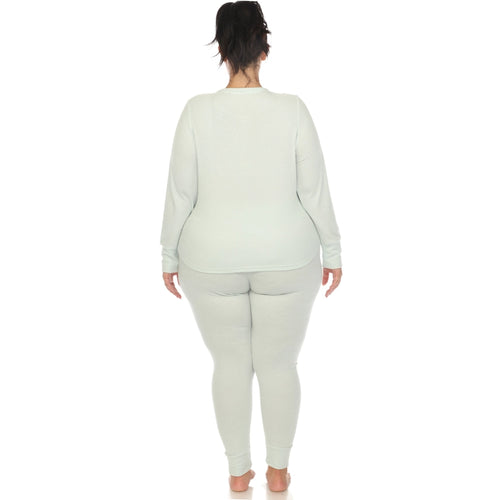 The Cozy Core Waffle Pajama Set – Soft, Stretchy Comfort for Cold Nights - Plus Size