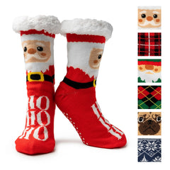 Two Left Feet® Mistletoes Slipper Socks – Holiday Cozy Collection