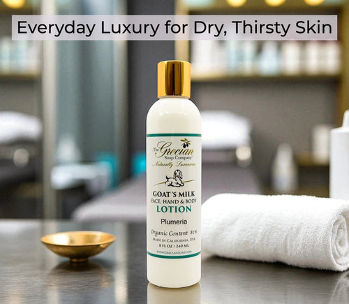 Organic Goat’s Milk & Aloe Body Lotion - Handmade in the USA