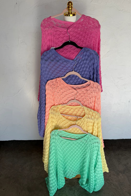 PREORDER – Spring Free Spirit Bell Sleeve Knit Top