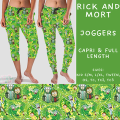 Batch #268 - November Request Run - Closes 1/10 - ETA late March - Rick And Mort Full and Capri Length Joggers