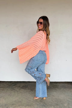 PREORDER – Spring Free Spirit Bell Sleeve Knit Top