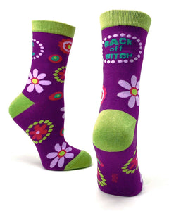 Back Off Bitch Women’s Crew Socks