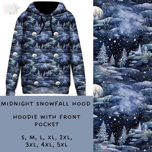 Batch #238 - Winter Wonderland - Closes 12/15 - ETA Early Jan - Midnight Snowfall Hoodie